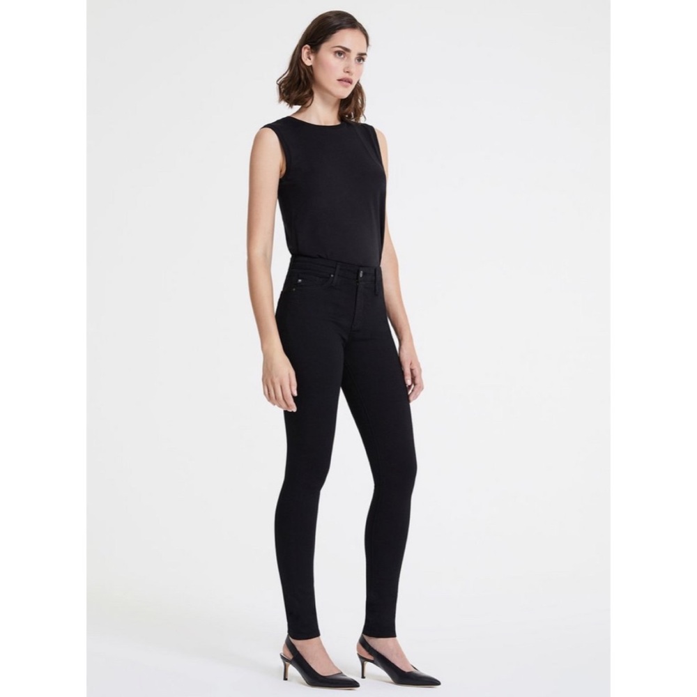 AG Adriano Goldschmied High-Rise Black Skinny Jeans
